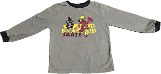 G - Chandail skate kaki - 4/5 ans