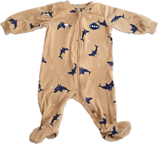 G - Pyjama requin - 3 mois - Neuf