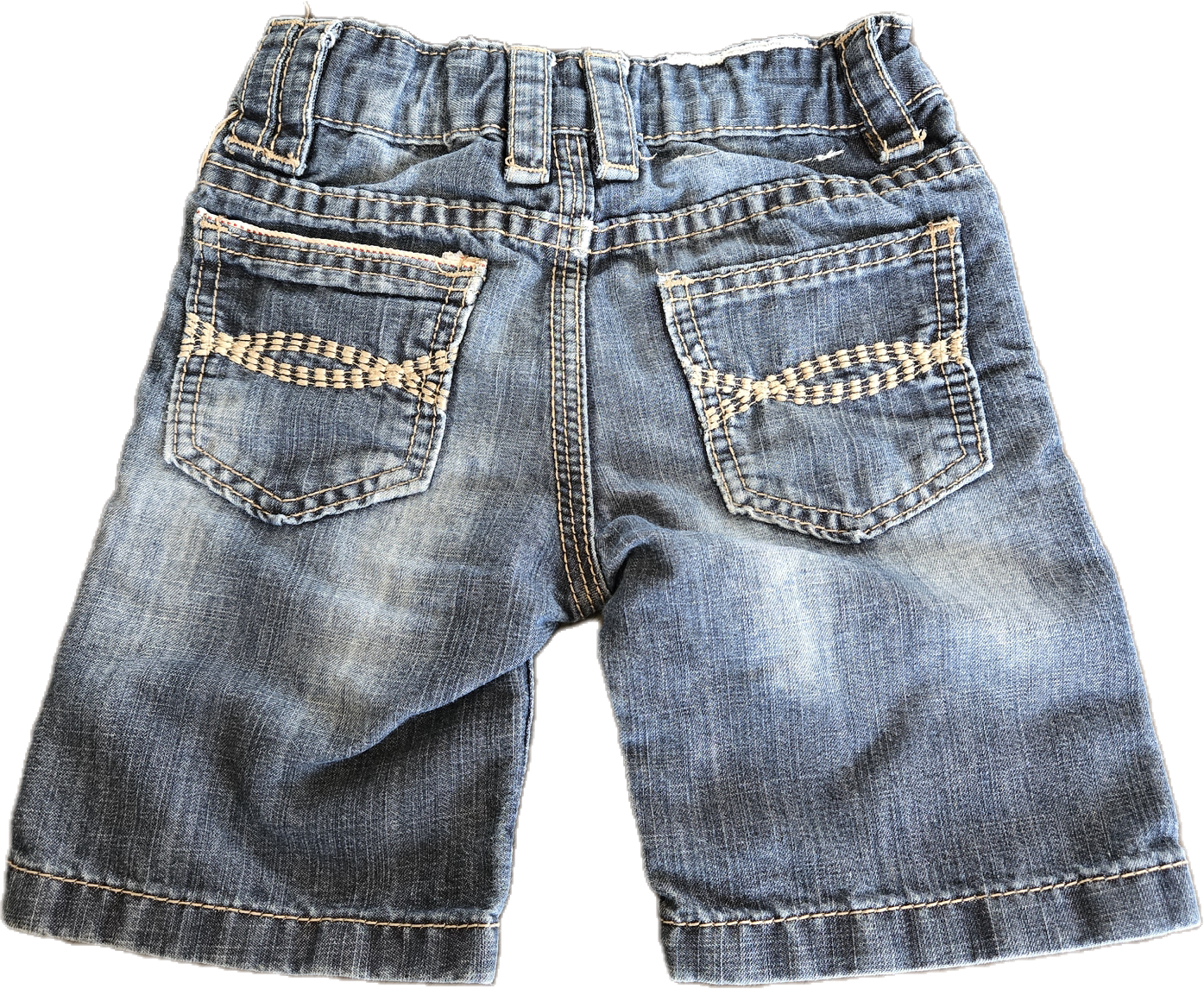 G - Short jeans ajustable avec élastique- 18 mois