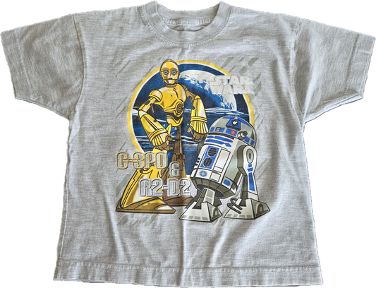 G - Chandail Star Wars gris - 4 ans - Neuf