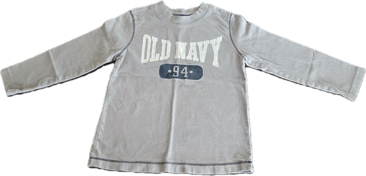 G - Chandail Old Navy gris - 4 ans