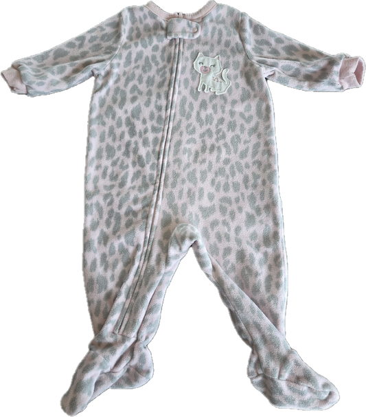 F - Pyjama chat rose - 6 mois