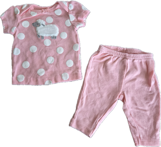 F - Ensemble mouton rose - NN - Neuf