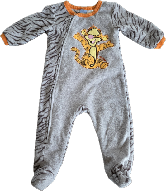 G / F - Pyjama Tigrou gris - 6 mois