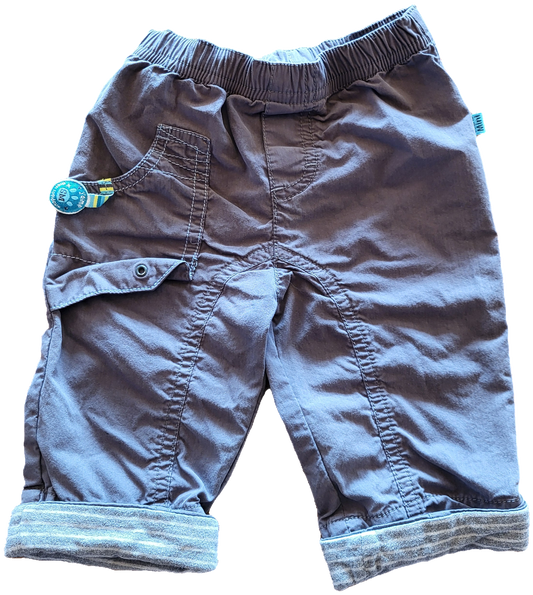 G - Pantalon bleu marine - 6/9 mois