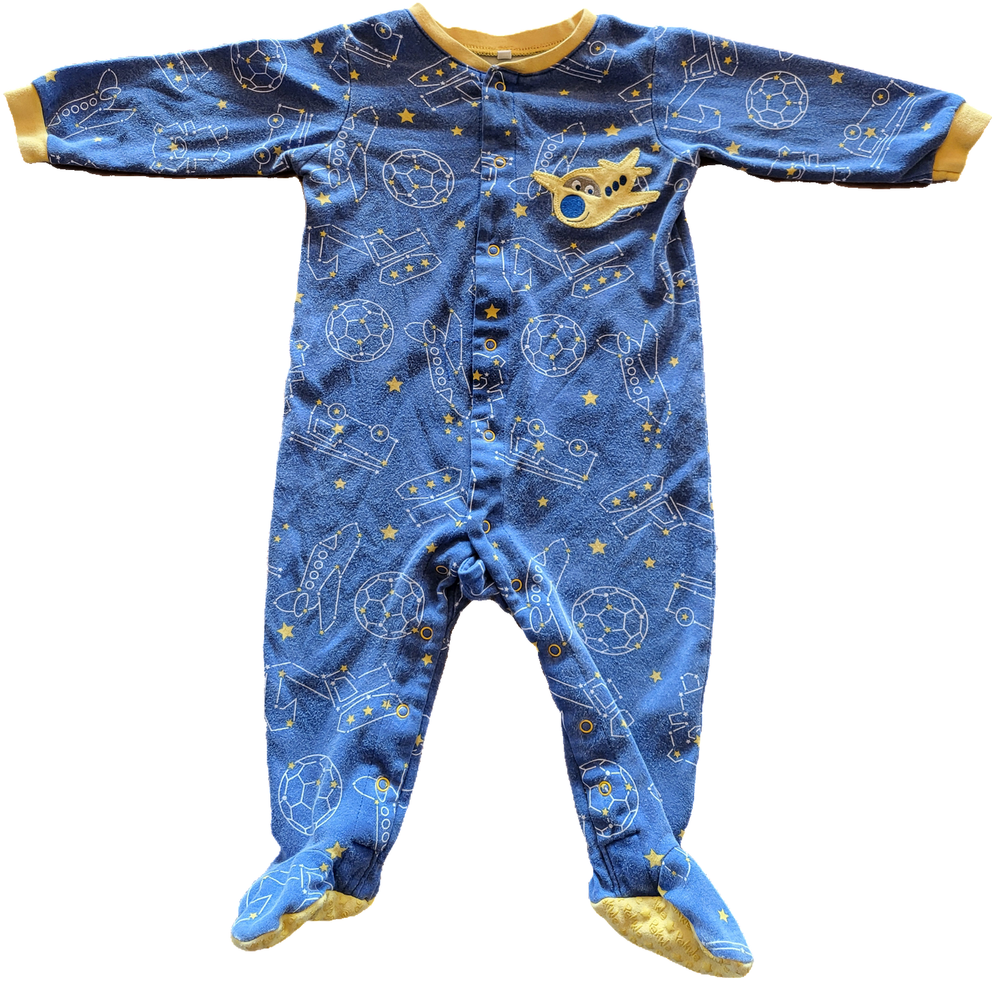 G - Pyjama avion bleu - 12 mois