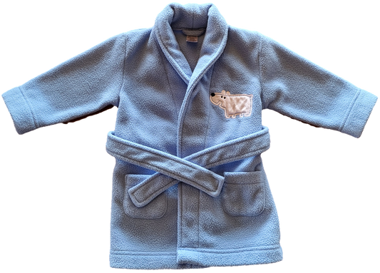 G/ F - Robe de chambre bleu - 12 mois