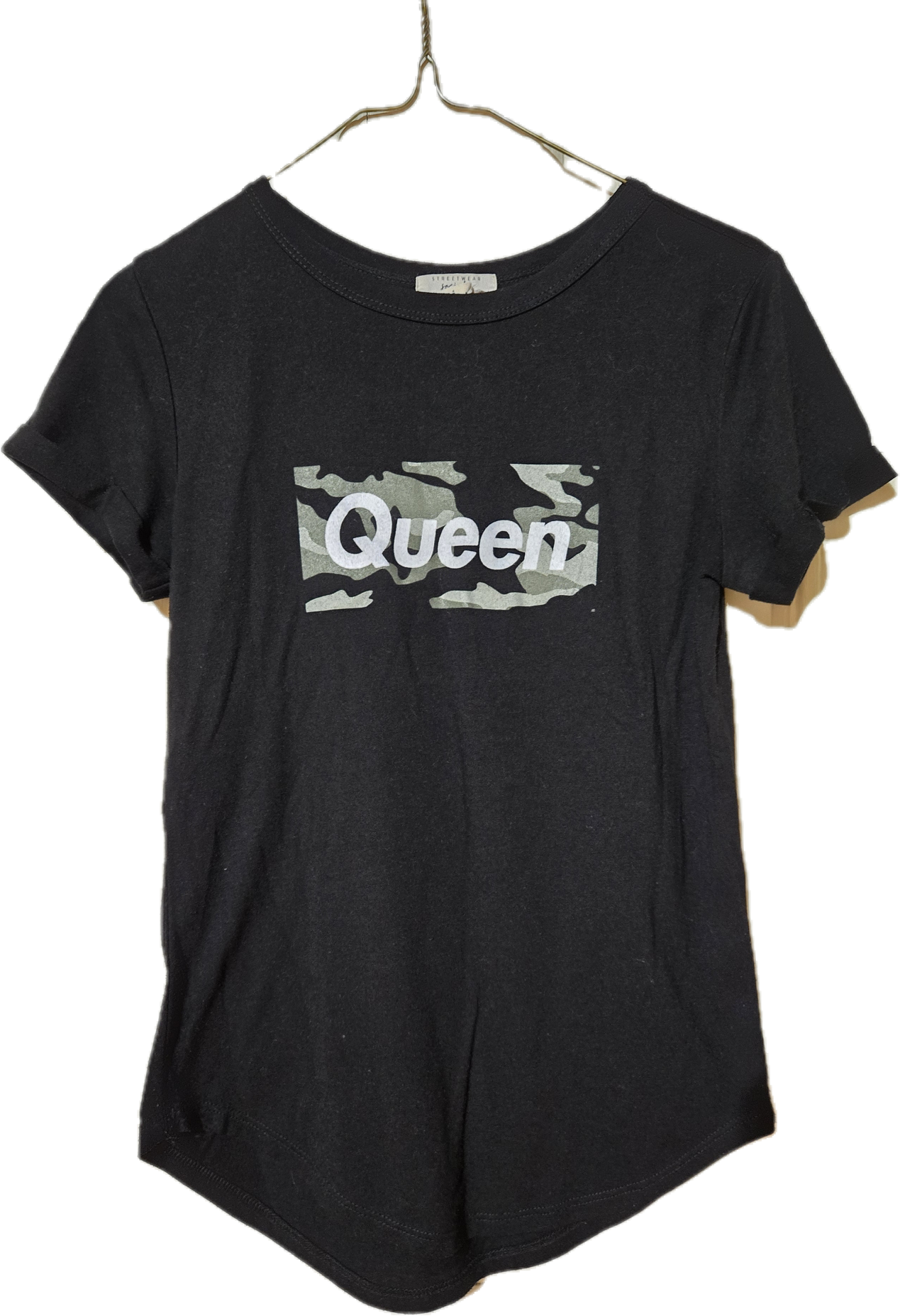 D - T-Shirt noir Queen - Small