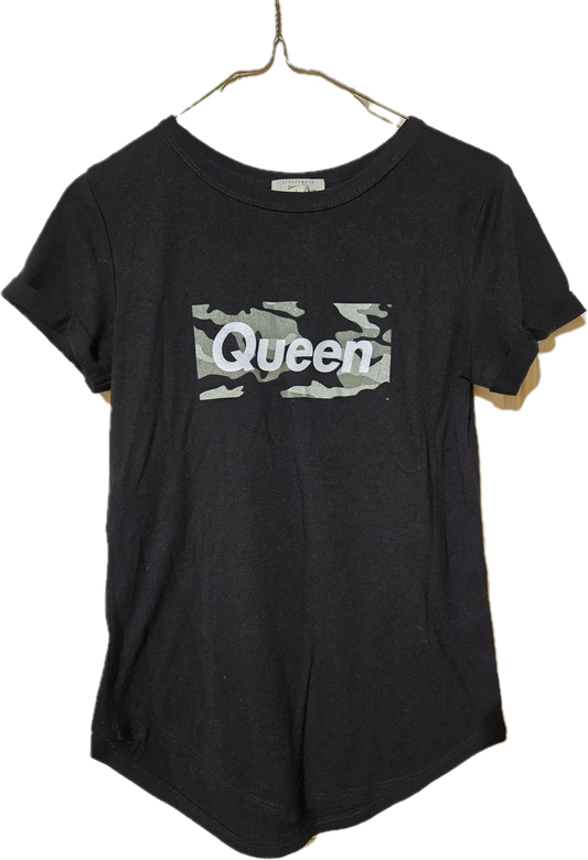 D - T-Shirt noir Queen - Small