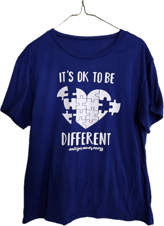 D - T-Shirt bleu - Médium