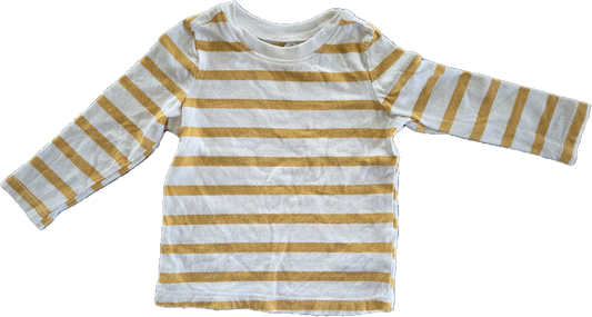 G / F - Chandail rayé - 12/18 mois