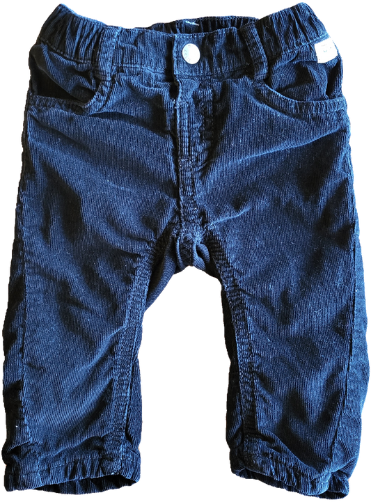 G - Pantalon noir - 6/9 mois