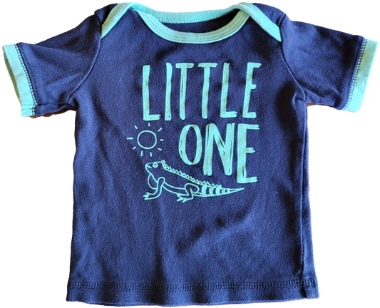 G - Chandail bleu marine - 6/12 mois