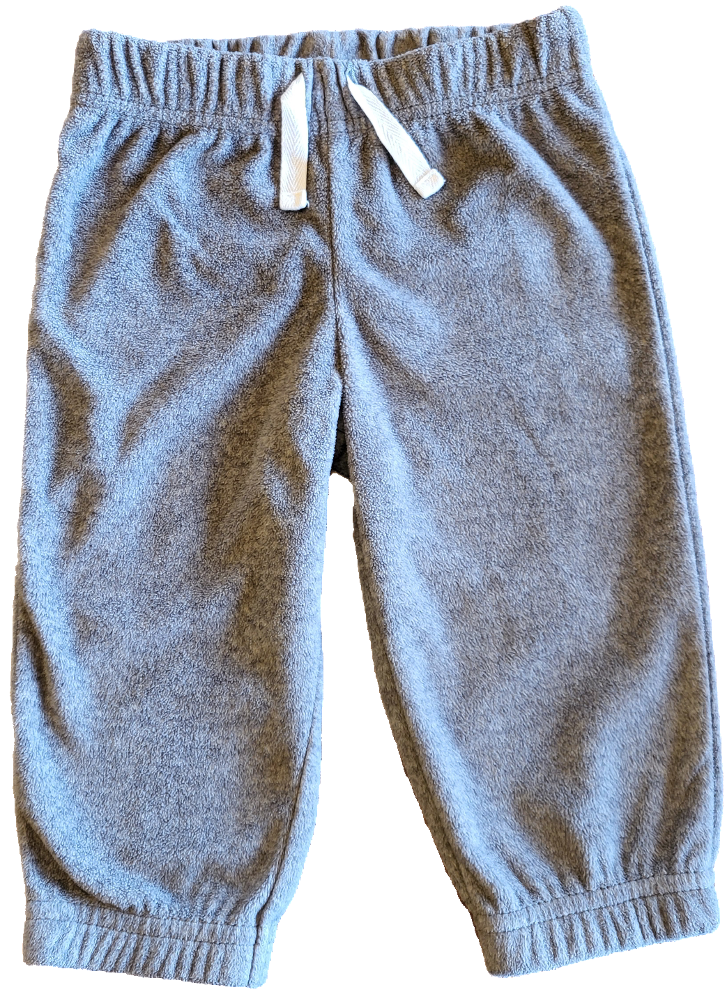 G - Pantalon doudou gris - 6/9 mois