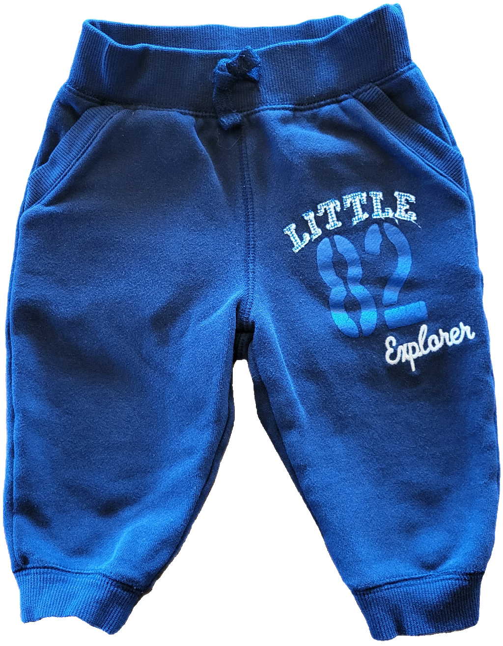 G - Pantalon bleu marine foncé - 6/12 mois