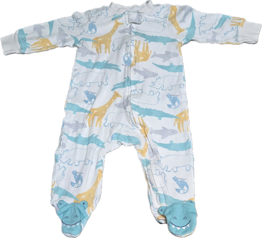 G / F - Pyjama animaux - 3/6 mois