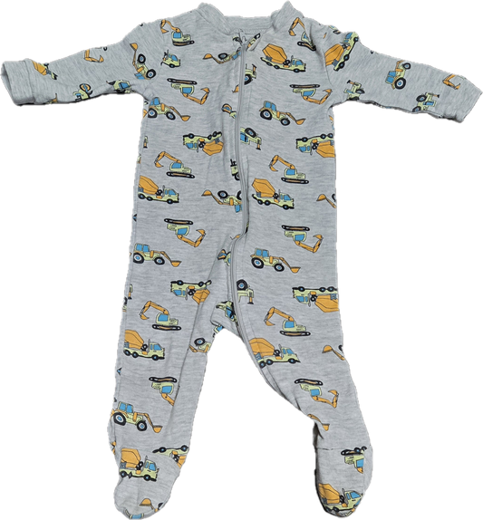 G - Pyjama engins chantier - 3/6 mois