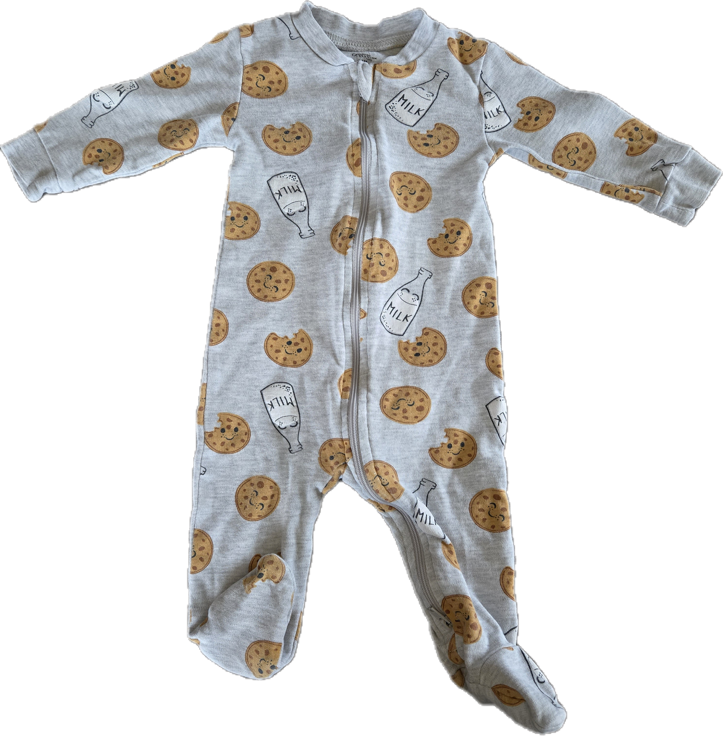 G / F - Pyjama biscuits/lait - 3/6 mois