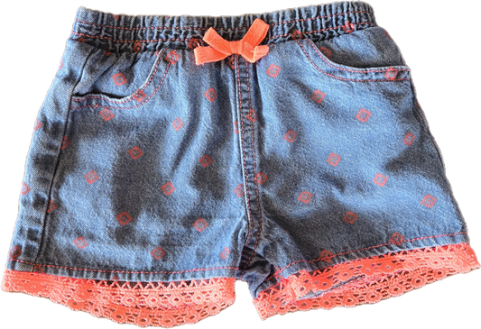 F - Short jeans - 2 ans