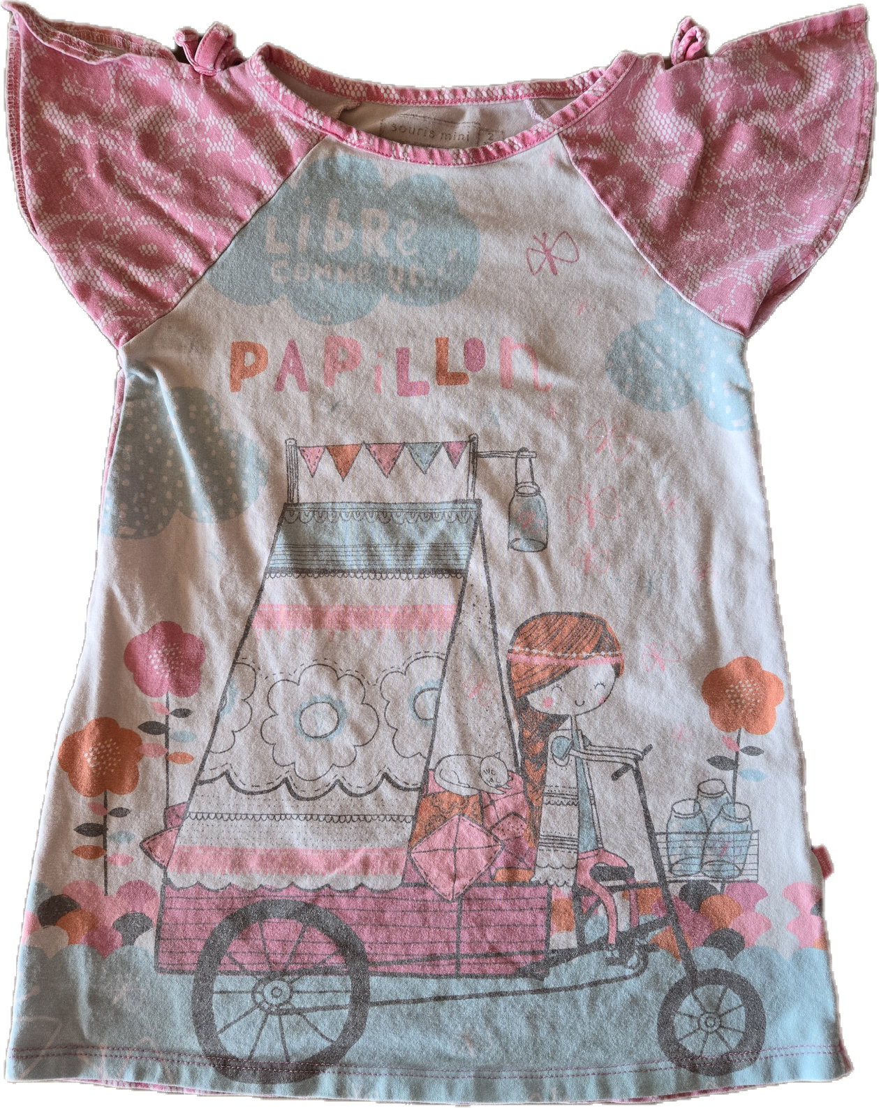 F - Robe papillon - 2 ans