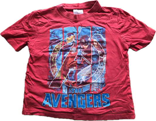 G - Chandail rouge Avengers - 5 ans