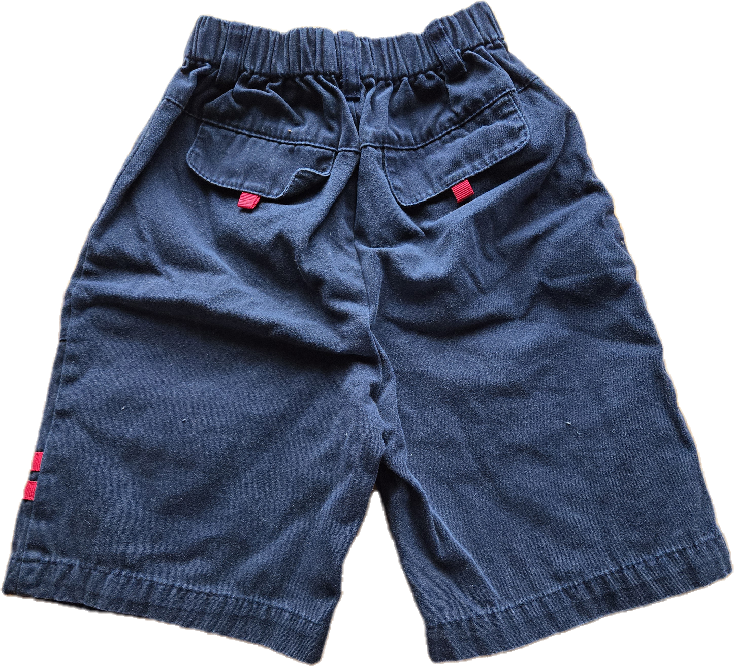 G - Short bleu marine et rouge - 2 ans