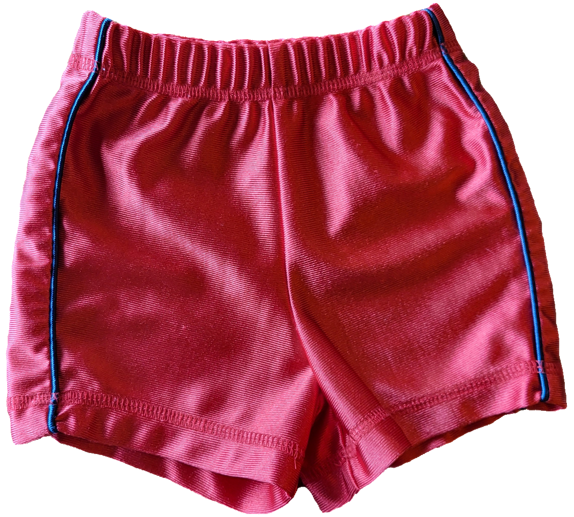 G - Short rouge - 6 mois