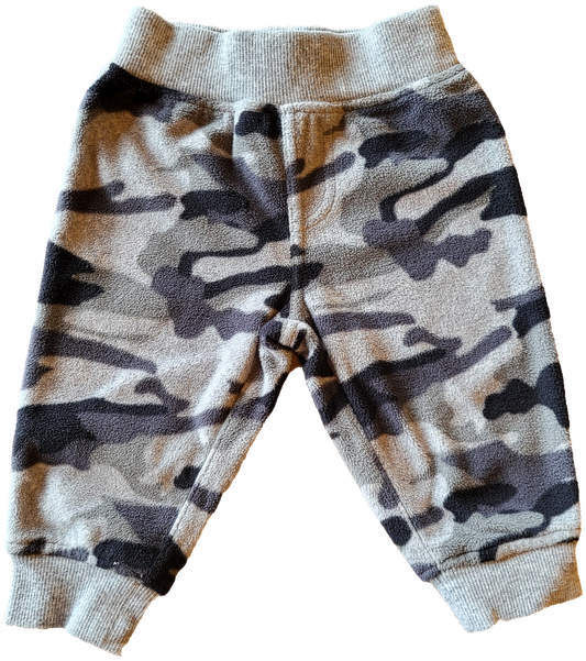 G - Pantalon doudou camouflage - 3/6 mois