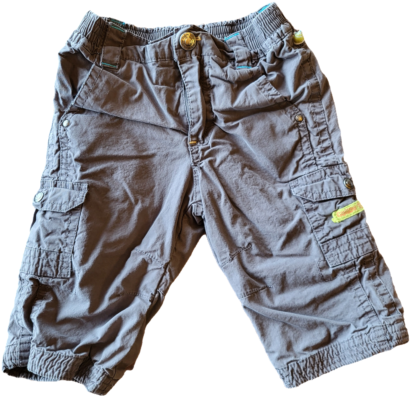 G - Pantalon gris foncé - 6 mois