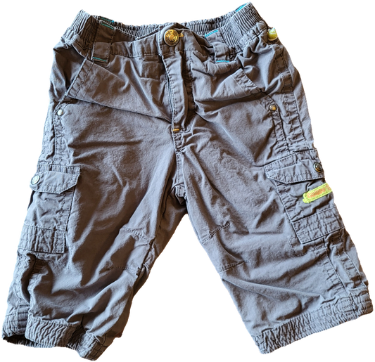 G - Pantalon gris foncé - 6 mois