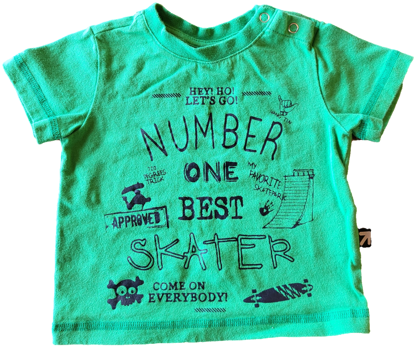 G - Chandail vert - 6 mois