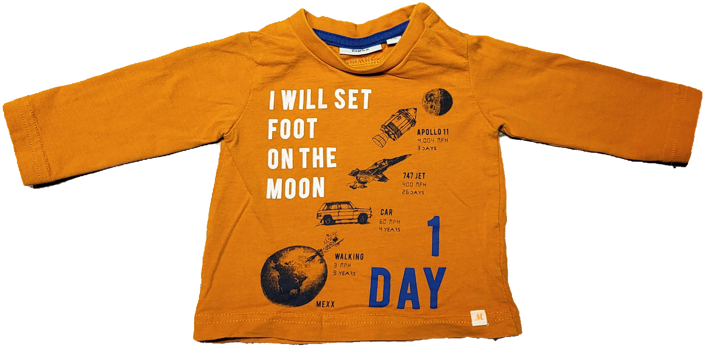 G - Chandail lune - 3/6 mois