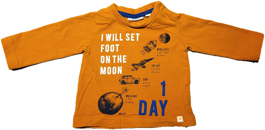 G - Chandail lune - 3/6 mois