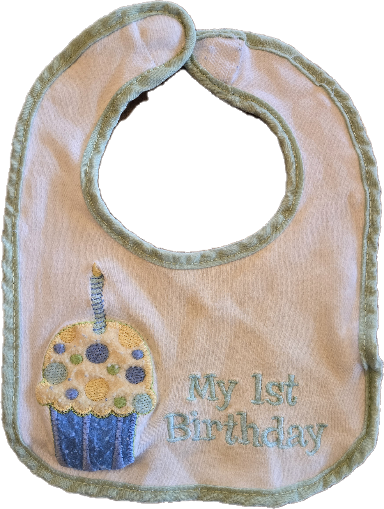 Bavoir 1er anniversaire