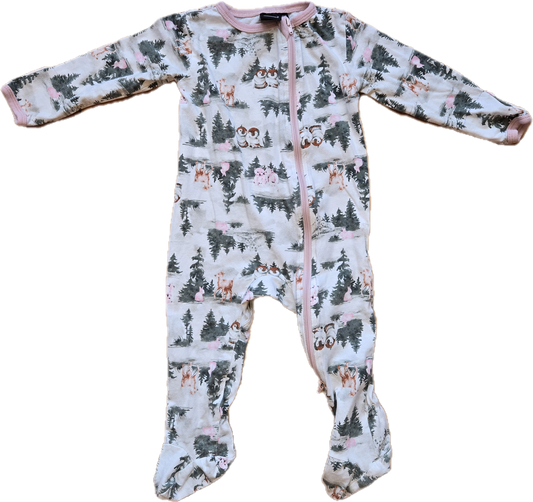 F - Pyjama forêt- 9 mois