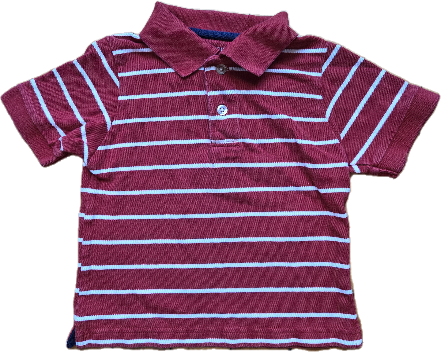 G - T-shirt rayé rouge et blanc - 18 mois