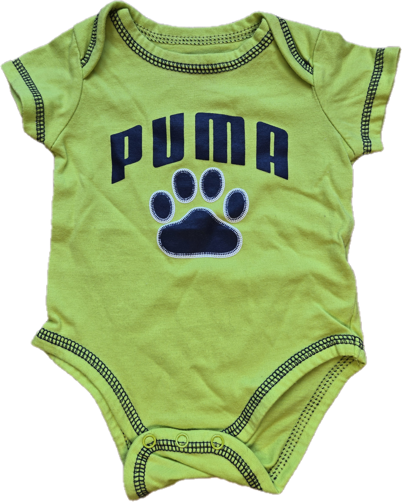 G - Cache-couche vert lime Puma - 3/6 mois - Neuf