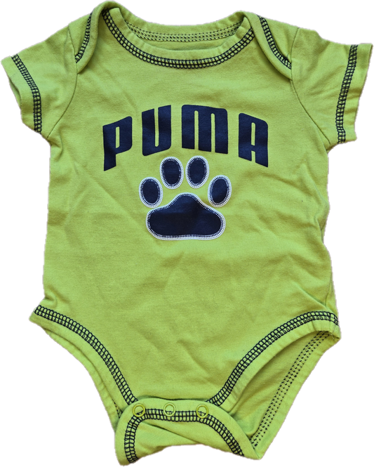 G - Cache-couche vert lime Puma - 3/6 mois - Neuf