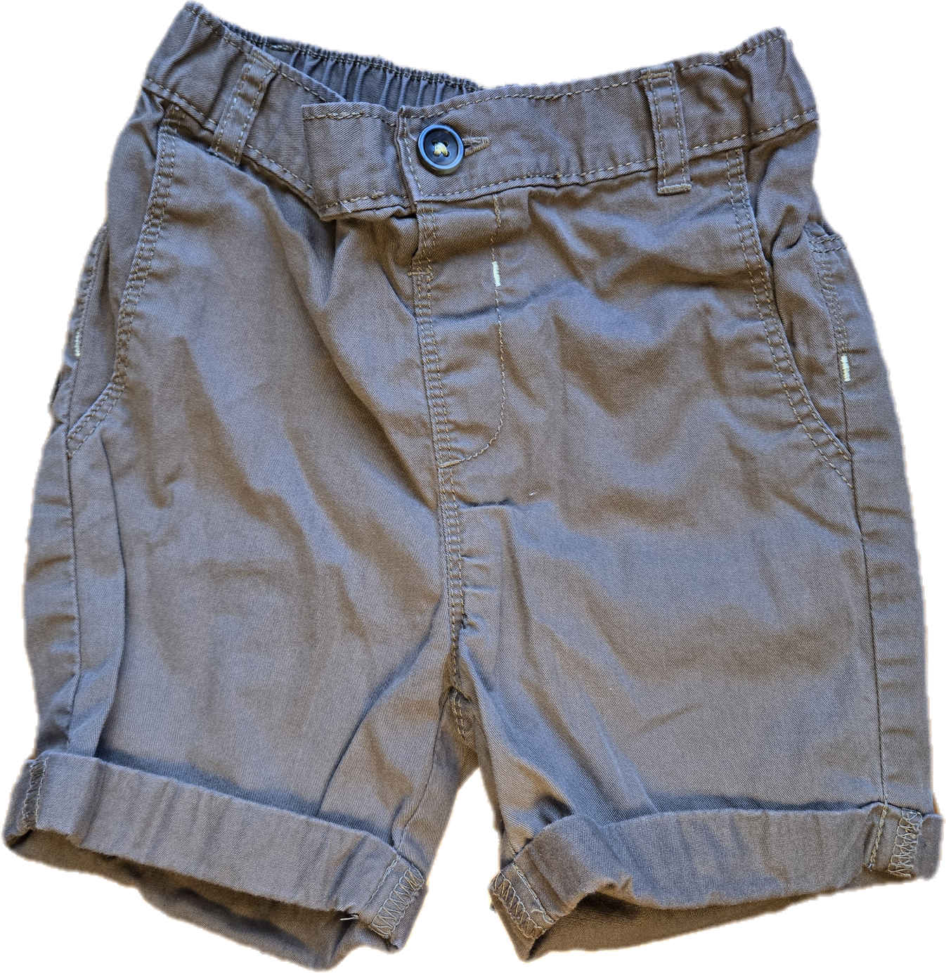 G - Short kaki - 12/18 mois - Neuf