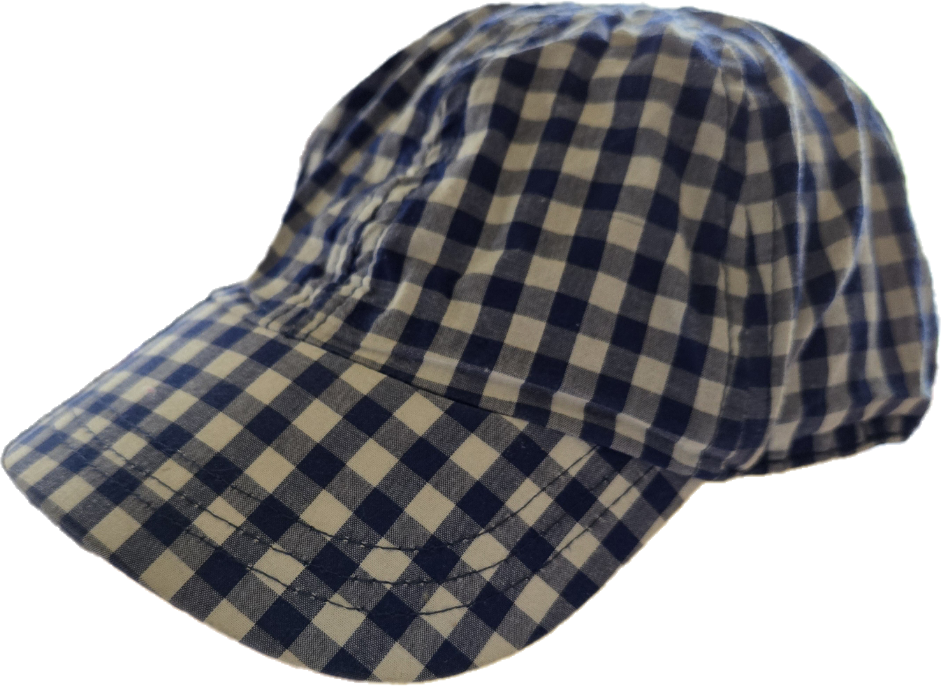 G - Casquette bleu et blanc ajustable avec velcro - 0/12 mois