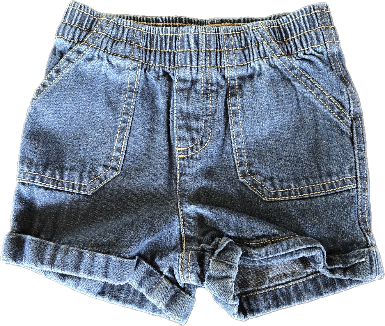 F - Short jeans 12-18 mois