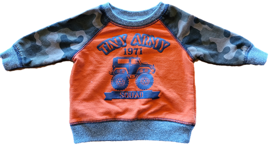 0-3 mois orange brûlée et camo