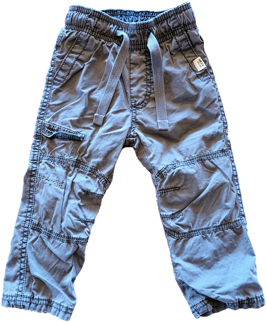 G - Pantalon gris foncé - 18/24 mois