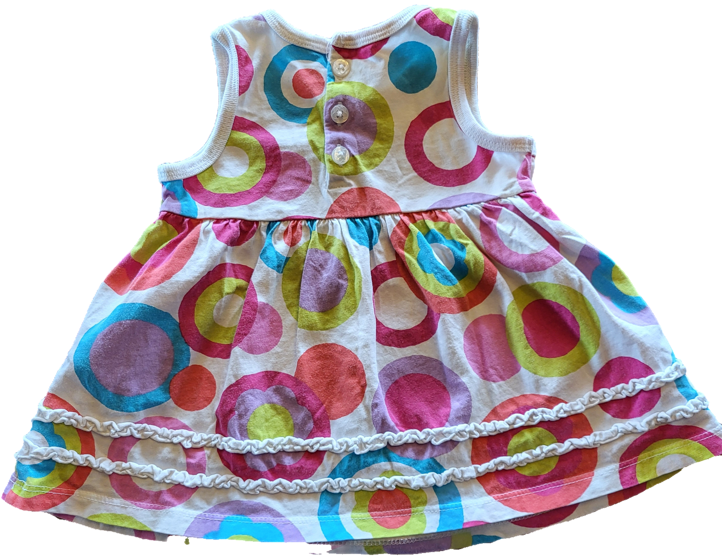 F - Robe pois - 6/9 mois
