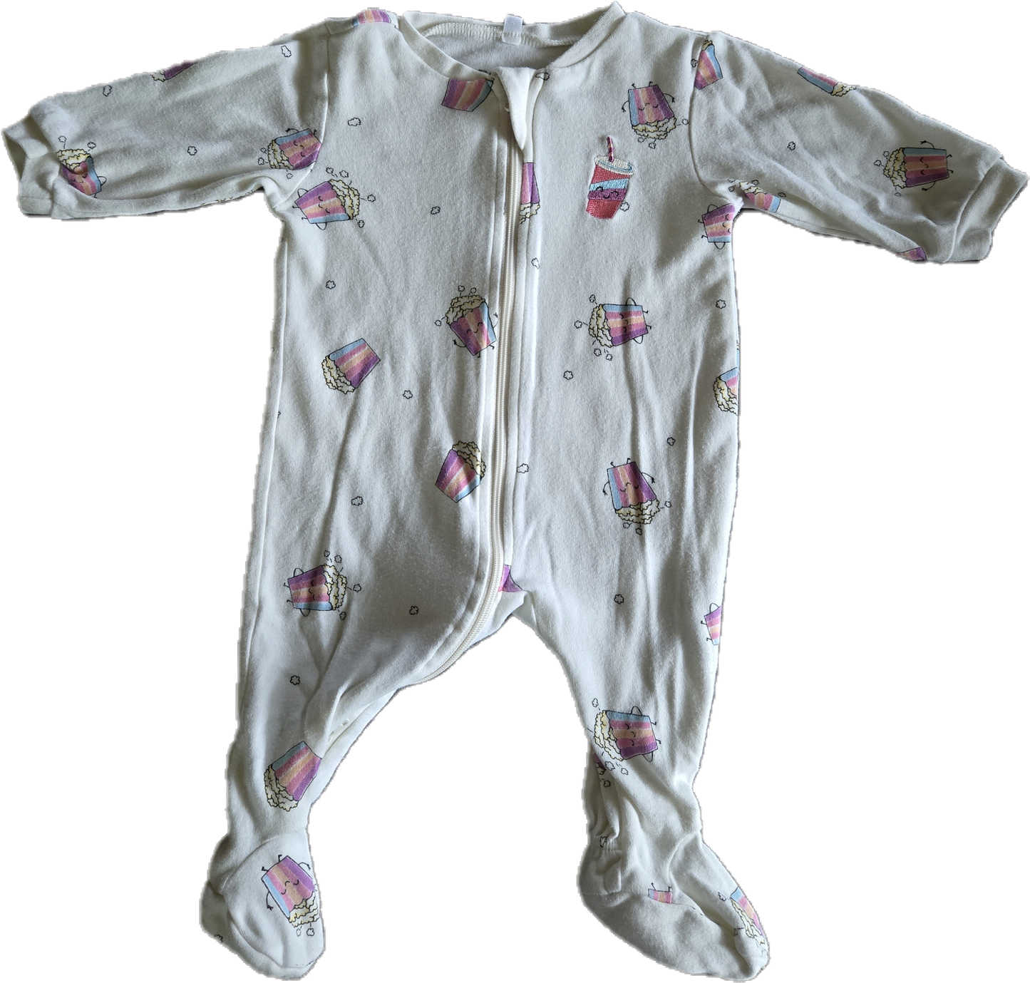 F - Pyjama Pekkle pop-corn- 3 mois