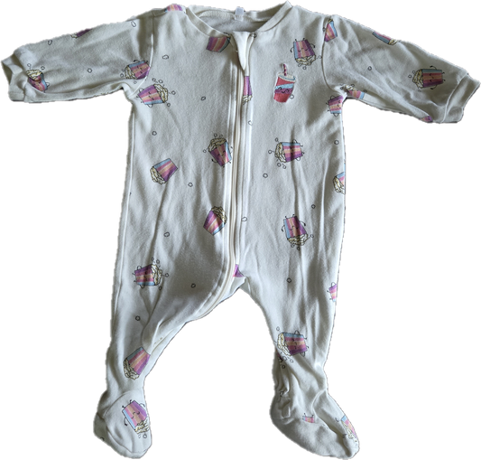 F - Pyjama Pekkle pop-corn- 3 mois