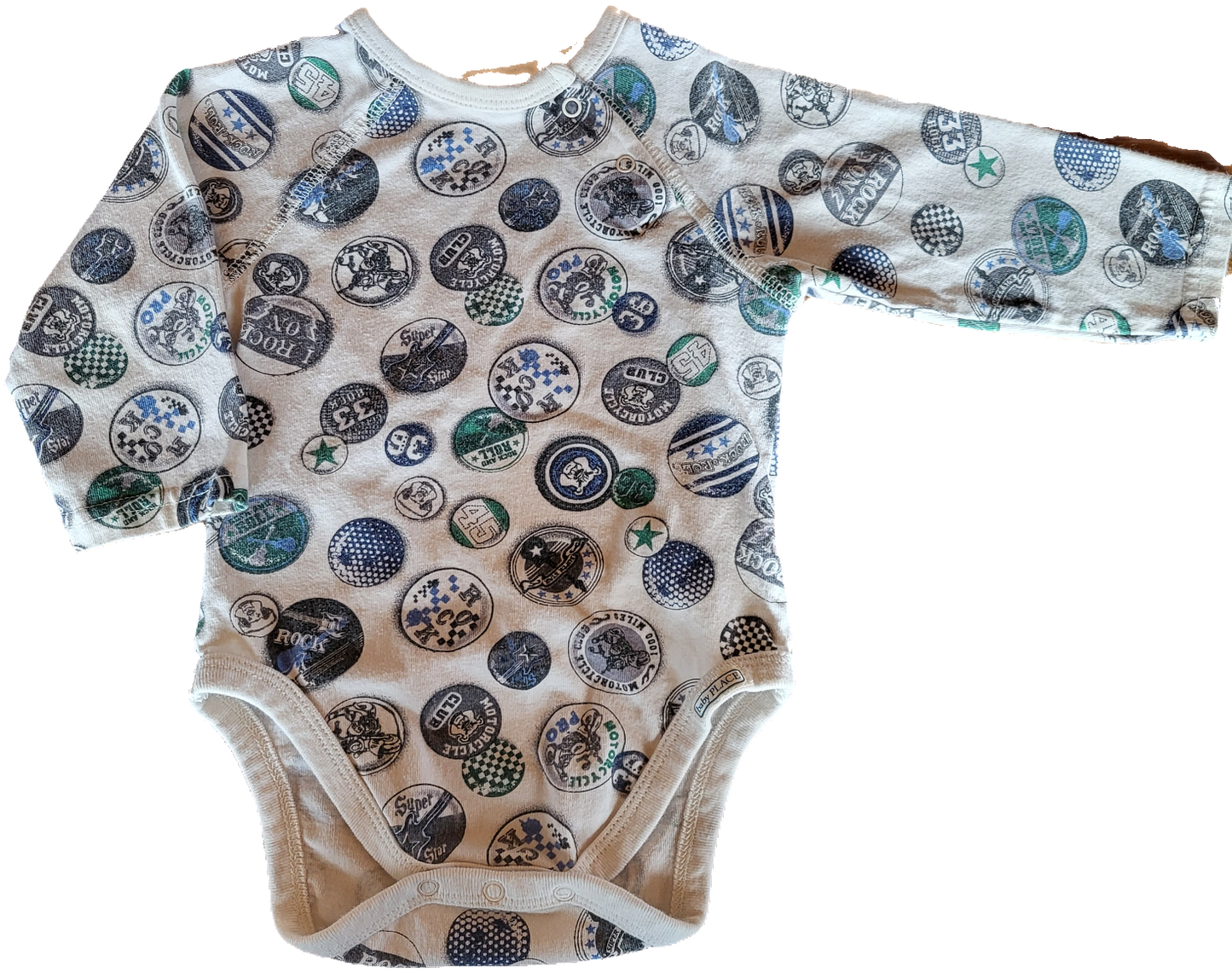 G- Cache-couche manche longues, 6-9 mois