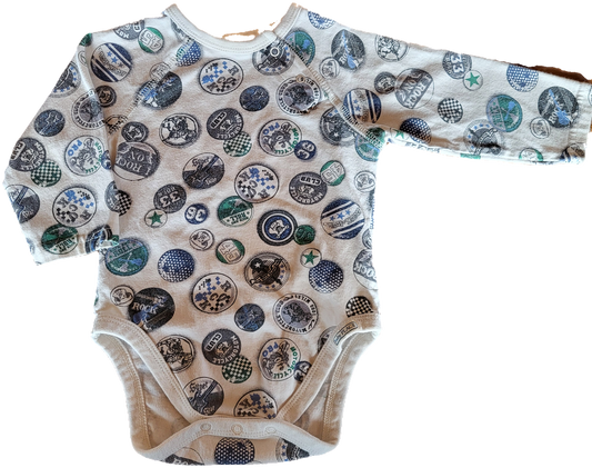 G- Cache-couche manche longues, 6-9 mois