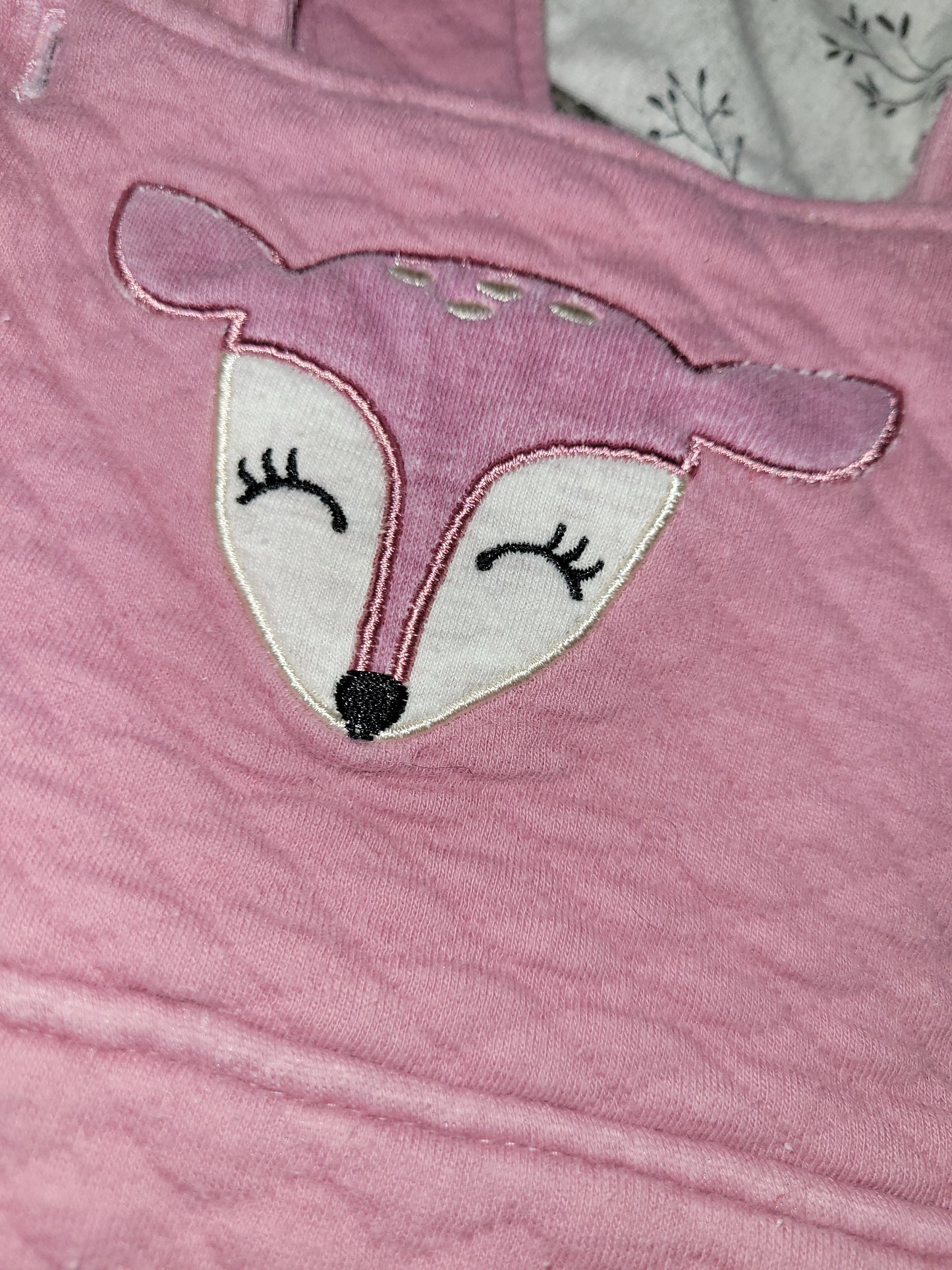 F - Ensemble chevreuil rose - 6 mois